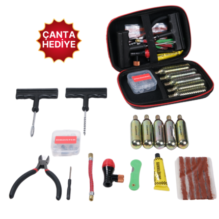 Knmaster Motosiklet Lastik Tamir Seti