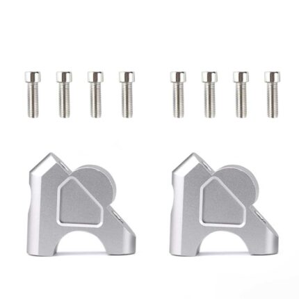 Knmaster 32 mm Motosiklet Gri Gidon Yükseltme Aparatı